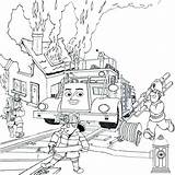 Fire Station Coloring Pages Getcolorings Getdrawings sketch template