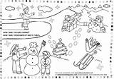 Winter Coloring Pages Worksheets Kids Activities Printable Season Preschool Kindergarten Printables Theme Worksheet January Toddler Trees Plants Crafts Spring sketch template