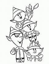 Elf Shelf Coloring Pages Printable Print Pdf Size sketch template