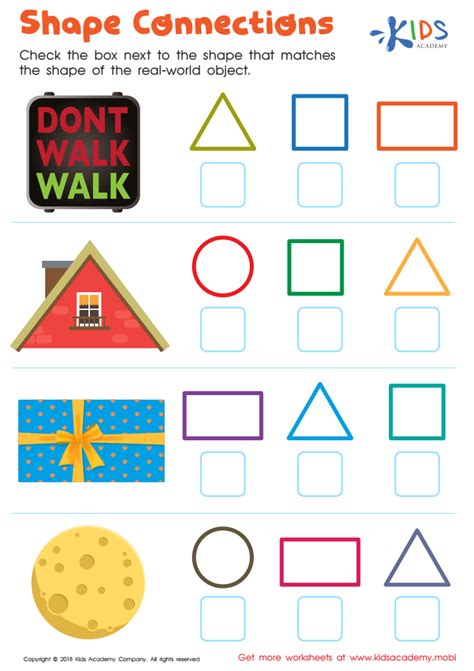 shapes  colors worksheets  kindergarten kids activities