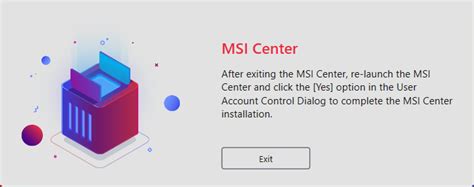 msi center  opening rtechsupport