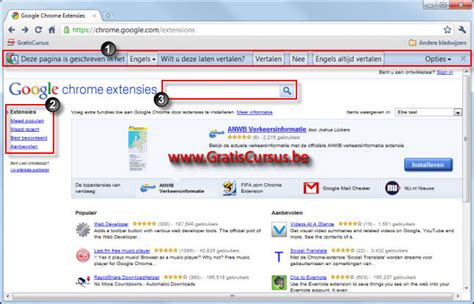 gratis cursus google chrome extensies
