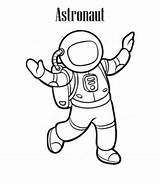 Astronaut Spaceship Playinglearning sketch template