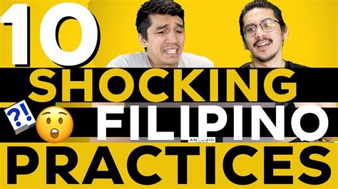 10 shocking practices filipinos still do today youtube