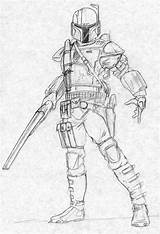 Mandalorian Coloring Pages Armor Gunner Deviantart Wars Drawings Star Template Kuk Man Slug Print Sketch Lineart Kids Choose Board sketch template