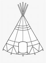 Teepee Tent Coloring Teepees Clipartkey sketch template