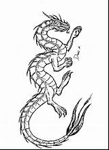 Coloring Tattoo Pages Chinese Tattoos Adult Cool Dragon Adults Drawing Drawings Dragons Printable Draw Easy Crafty Getdrawings Color Print Getcolorings sketch template