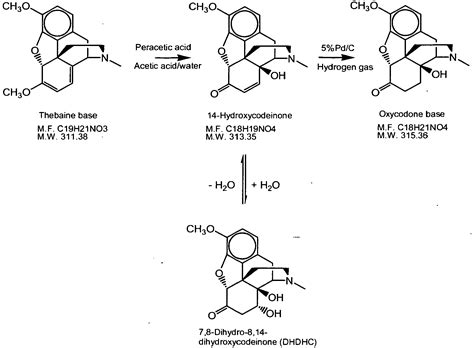 epb process  preparing oxycodone  reduced levels   hydroxycodeinone