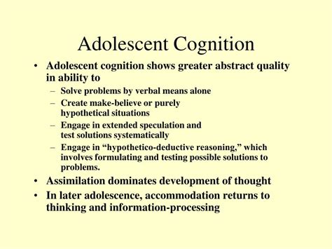 ppt life span development chapter 11 physical and cognitive development in adolescence