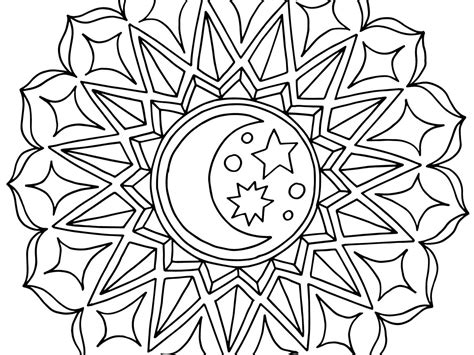 islamic geometric patterns coloring pages  getdrawings