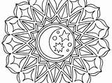 Islamic Coloring Pages Patterns Geometric Color Printable Kids Getdrawings Getcolorings Template sketch template