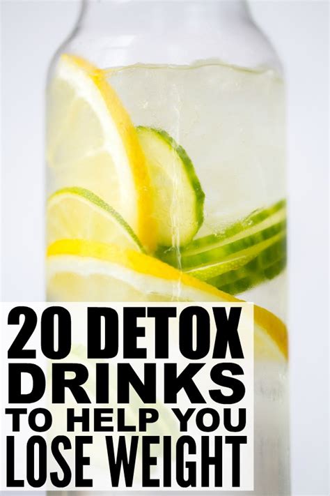 20 Detox Drinks To Help You Lose Weight