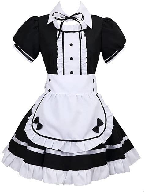 colorful house women s cosplay french apron maid fancy