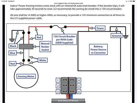 creately rv awning switch wiring diagram