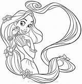 Tangled Rapunzel Colorat Planse Sketsa Mewarnai Getdrawings Indiaparenting Malvorlagen Cristinapicteaza Coloringfolder sketch template