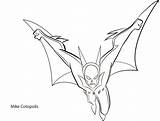 Batman Beyond Coloring Pages Tracing Getcolorings Illustration Assignment Printable Mike Illustrations sketch template