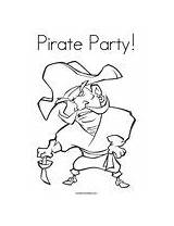 Pirate Party Coloring Change Template sketch template
