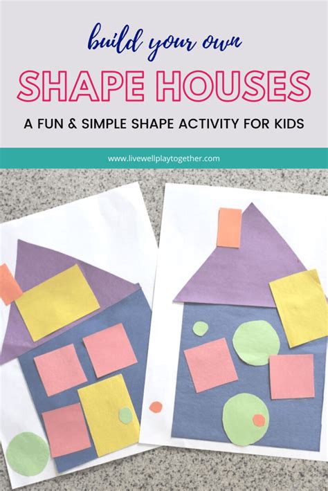 shape houses  fun shape activity  kids   play
