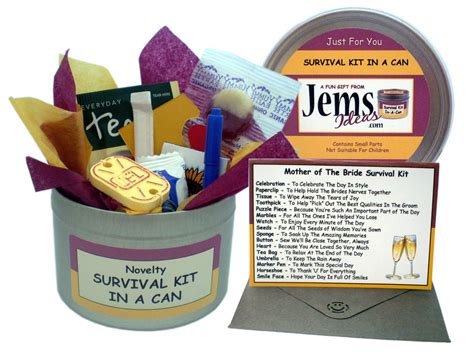 mother   bride survival kit    humorous novelty gift