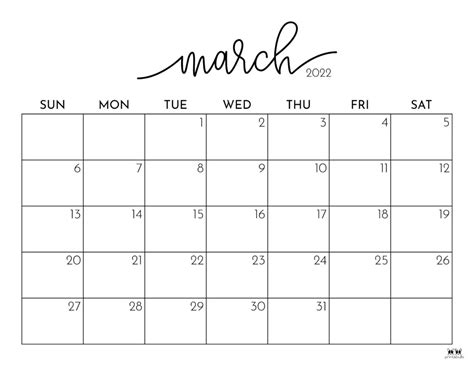 march  calendars   printables printabulls