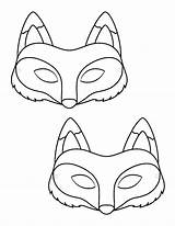 Fox Template Mask Printable Say Does Crafts Paper Masks Fashion Treats Gifts Cute Create Createplaytravel Diy Apparel Choose Board sketch template