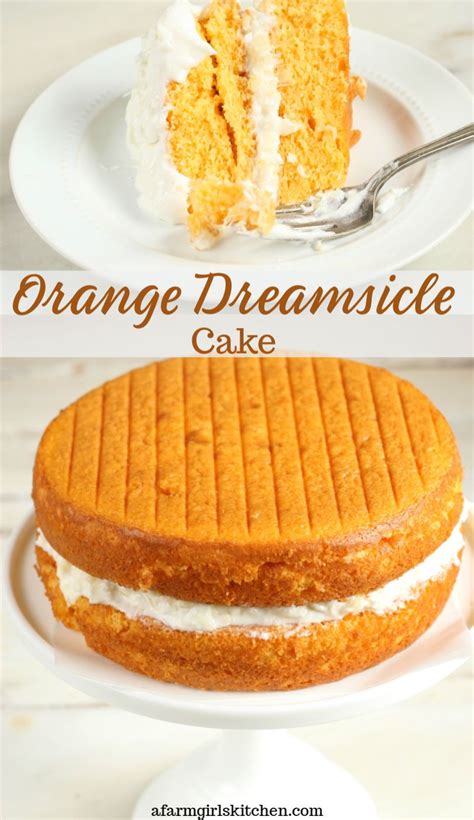 orange dreamsicle cake fall dessert recipes easy creamsicle cake