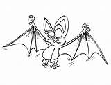 Bat Cartoon Coloring Pages Skeleton Drawing Signal Halloween Clipart Bats Getcolorings Getdrawings Paintingvalley Color sketch template