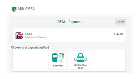 checkout  ideal abn amro offgamers payment guide