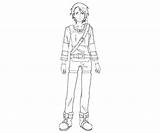 Kirito Sword Coloring Pages Character Jozztweet Another Getdrawings Drawing sketch template
