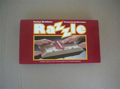 Razzle Race For The Word Game Parker Brothers 1981 Complete Unused In