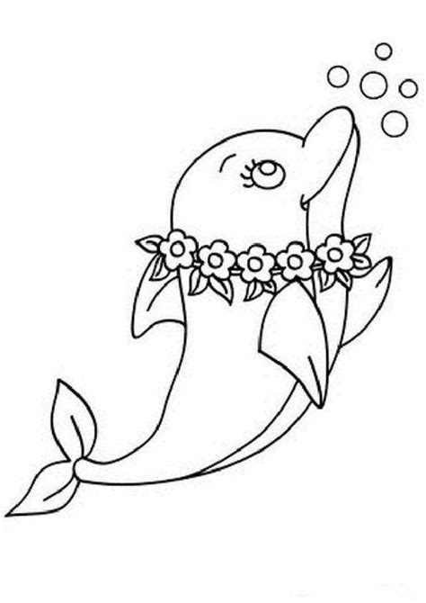 easy  print dolphin coloring pages tulamama