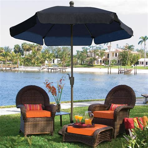 fiberbuilt  ft wind resistant garden umbrella walmartcom