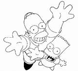 Simpsons Coloring Pages Print sketch template