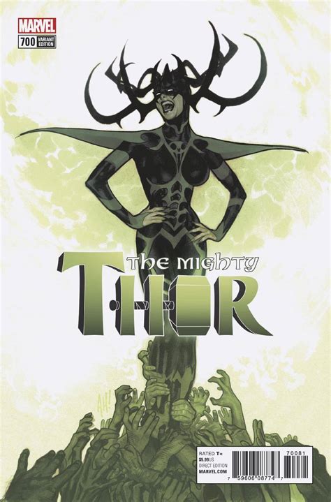 mighty thor 700 variant adam hughes cover 1 in 100 copies