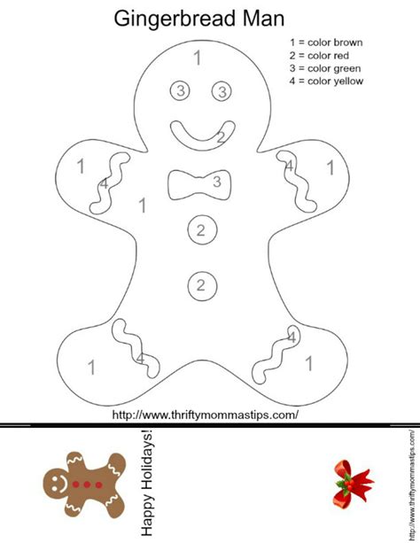 gingerbread man colouring page activity thrifty mommas tips
