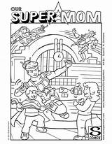 Super Supermom Ausmalbilder sketch template
