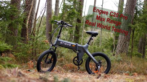 engwe  pro real world range test  long  engwe  bike ride   single charge youtube