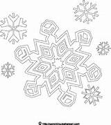 Coloring Pages Snowflakes Winter Weather Blizzard Snowflake Snow Storm Printable Leehansen Parenting Print Kids Simple Color Pdf Christmas Template Link sketch template