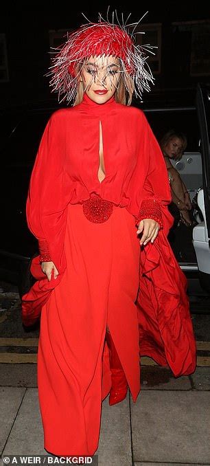Rita Ora Suffers A Wardrobe Mishap As She Flashes Her Spanx Daily