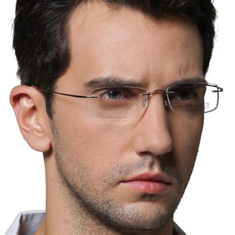 free shipping rigo rimless eyeglasses frame ultra light glasses myopia