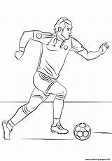 Coloring Soccer Pages Bale Gareth Football Player Para Footballeur Colorear Printable Dessin Print Color Mbappe Kids Recherche Adulte Résultat Pour sketch template