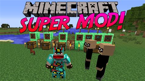 Minecraft Super Mod [amazing Op Weapons And Armour