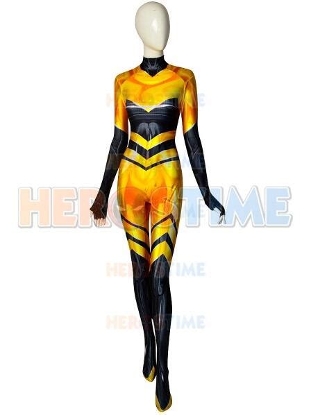 Custom Made Queen Bee Cosplay Costume Spandex Printed