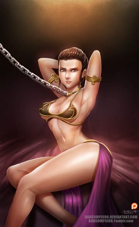 rule 34 characters dressed as slave leia nerd porn