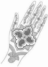 Henna sketch template