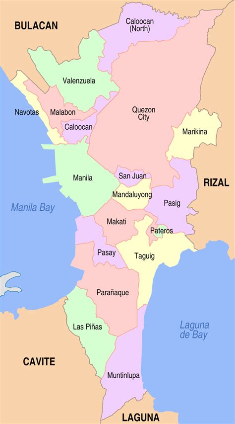 City Map Of Luzon Philippines