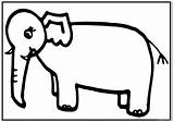 Elephant Pages Coloring Printable A4 Size Kids Views Big sketch template
