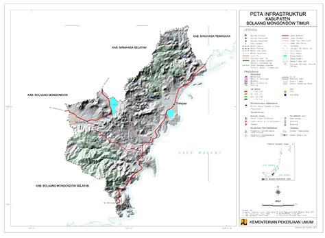 peta kabupaten bolaang mongondow timur