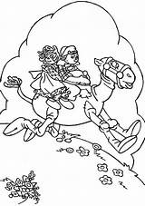 Raggedy Ann Coloring Andy Hobby Riding Horse Netart sketch template