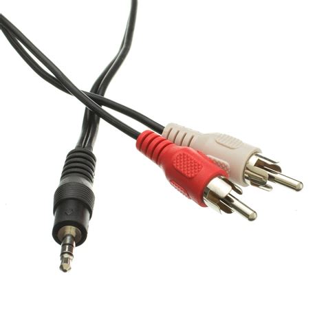 ft mm stereo  rca stereo cable male  male